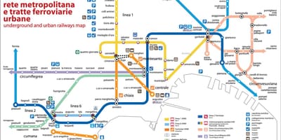 Autobus Neapol mapie